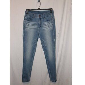 New York & Co - Side Fray Jeans, Light Wash Denim - Size 12